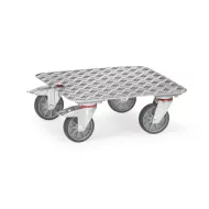   Ládaszállító alváz KF 10 ALU bordás, rakfelület 500 x 500 mm, 250 kg