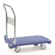   Összecsukható áruszállító kocsi 3130, műanyag, rakfelület 810 x 500 mm, 200 kg