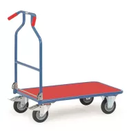   Áruszállító kocsi Optiliner 3301, kék/piros, rakfelület 900 x 600 mm, 400 kg