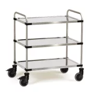   Tálalókocsi rozsdamentes 5013, rakfelület 1.000 x 500 mm, 150 kg