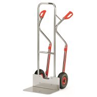   Rekesz szállító molnárkocsi ALU A1331L, rakfelület 300x480, 200 kg, levegős abronccsal