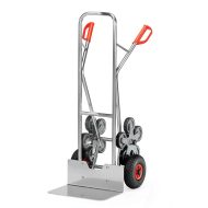   Lépcsőjáró molnárkocsi ALU AK 1328, rakfelület 300x480, 200 kg, 5 gördülő kerékkel