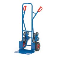   Lépcsőjáró molnárkocsi TK 1328, rakfelület 300x480, 200 kg, 5 gördülő kerékkel