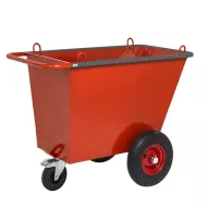 Hulladékos kocsi KM400PF 450KG vastag lemezfallal