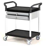 Asztalkocsi MATADOR 909B-2L, rakfelület 850x480mm, 250kg