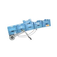 ÁRUKÍNÁLÓ, SZÁLLÍTÓ molnárkocsi 350 kg