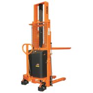   REMA SES elektromos emelésű, kézi haladású magasemelésű gyalogtargonca