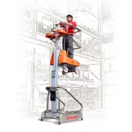 ELEVAH 40X SZEMÉLYEMELŐ MUNKAÁLLVÁNY 150KG/M.MAG:4,0M