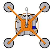 Oktopus GL-K600 vákuumos megfogó üvegtáblákhoz