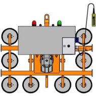 Oktopus GL-M331700 vákuumos megfogó üvegtáblákhoz