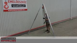 Novotransz Kft. - Háromláb D-1000, kézi láncos emelő