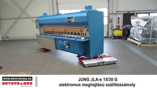 Novotransz Kft. - JUNG JLA-e 15/30 G elektromos meghajtású szállítózsámoly