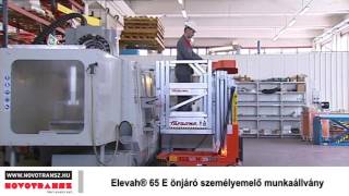 Novotransz Kft. - Elevah 65 E-MOVE önjáró személyemelő munkaállvány
