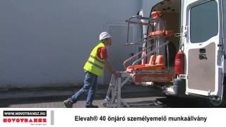 Novotransz Kft. - Elevah 40 MOVE önjáró személyemelő munkaállvány