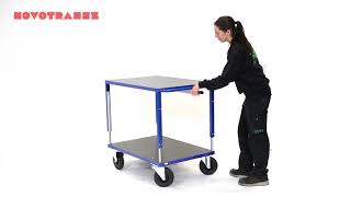 KONGAMEK KM337-2-HS-ERGO asztalkocsi állítható magassággal - Novotransz Kft.