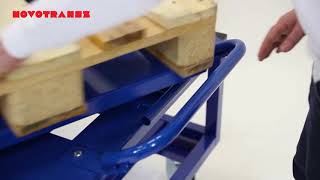 KONGAMEK KM221 SP raklapszállító kocsi forgatható platformmal - Novotransz Kft.