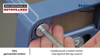 Novotransz Kft. - Fetra MultiVario gyorsszerelési rendszer