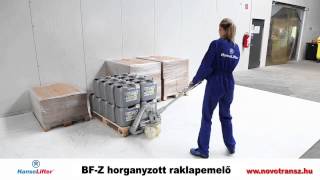 Novotransz Kft. - Hanselifter BF-Z horganyzott raklapemelő