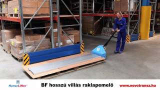 Novotransz Kft. - Hanselifter BF raklapemelő hosszú villákkal