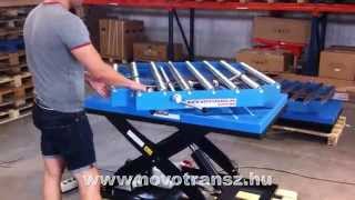 Novotransz Kft. - Ollós emelőasztalok forgatható zsámolyos felepítményei