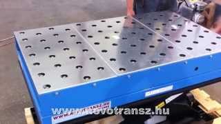 Novotransz Kft. - Ollós asztalok golyós felepítményei