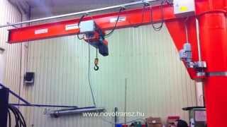 Novotransz, Oszlopos daru elektromos gémforgatással