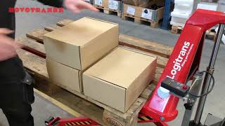 Logitrans ollós elektromos villás magasemelésű raklapemelő + Level Control - Novotransz Kft.