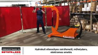 HydroBull ITI500B17 500 kg ellensúlyos zsiráfemelő, műhelydaru, elektromos emelés - Novotransz Kft.