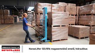 HanseLifter SDJ1016 magasemelésű emelő, hidraulikus