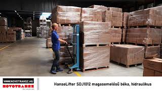 HanseLifter SDJ1012 magasemelésű béka, hidraulikus