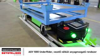 Novotransz Kft. - AGV1000 UnderRider vezető nélküli szállító rendszer