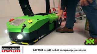 Novotransz Kft. - AGV1000 vezető nélküli szállító rendszer