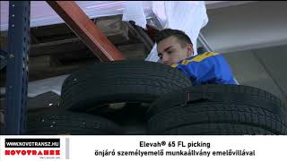Novotransz Kft. - Elevah 65 FL picking önjáró munkaállvány emelővillával