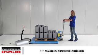 Novotransz Kft. - HTF-U Alacsony hidraulikus emelőasztal
