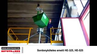Novotransz Kft. - Sodronyköteles emelő HE-325, HE-525