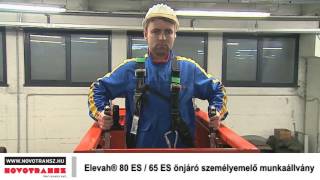 Novotransz Kft. - Elevah 80 ES és 65 ES MOVE önjáró személyemelő munkaállvány
