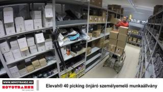 Novotransz Kft. - Elevah 40 MOVE picking önjáró személyemelő munkaállvány platformmal